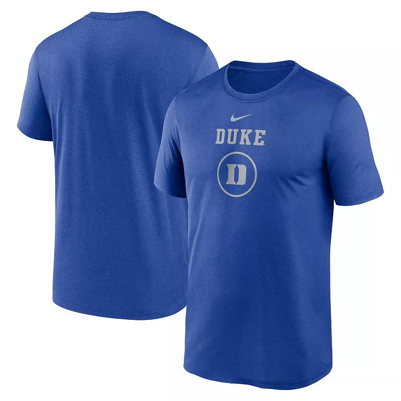 Men's Nike Royal Duke Blue Devils On-Court Basketball Legend Practice Performance T-Shirt,  Product Image