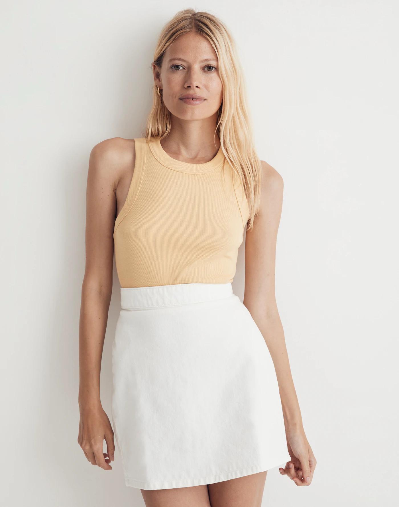 Supima® Rib Cutaway Tank Product Image