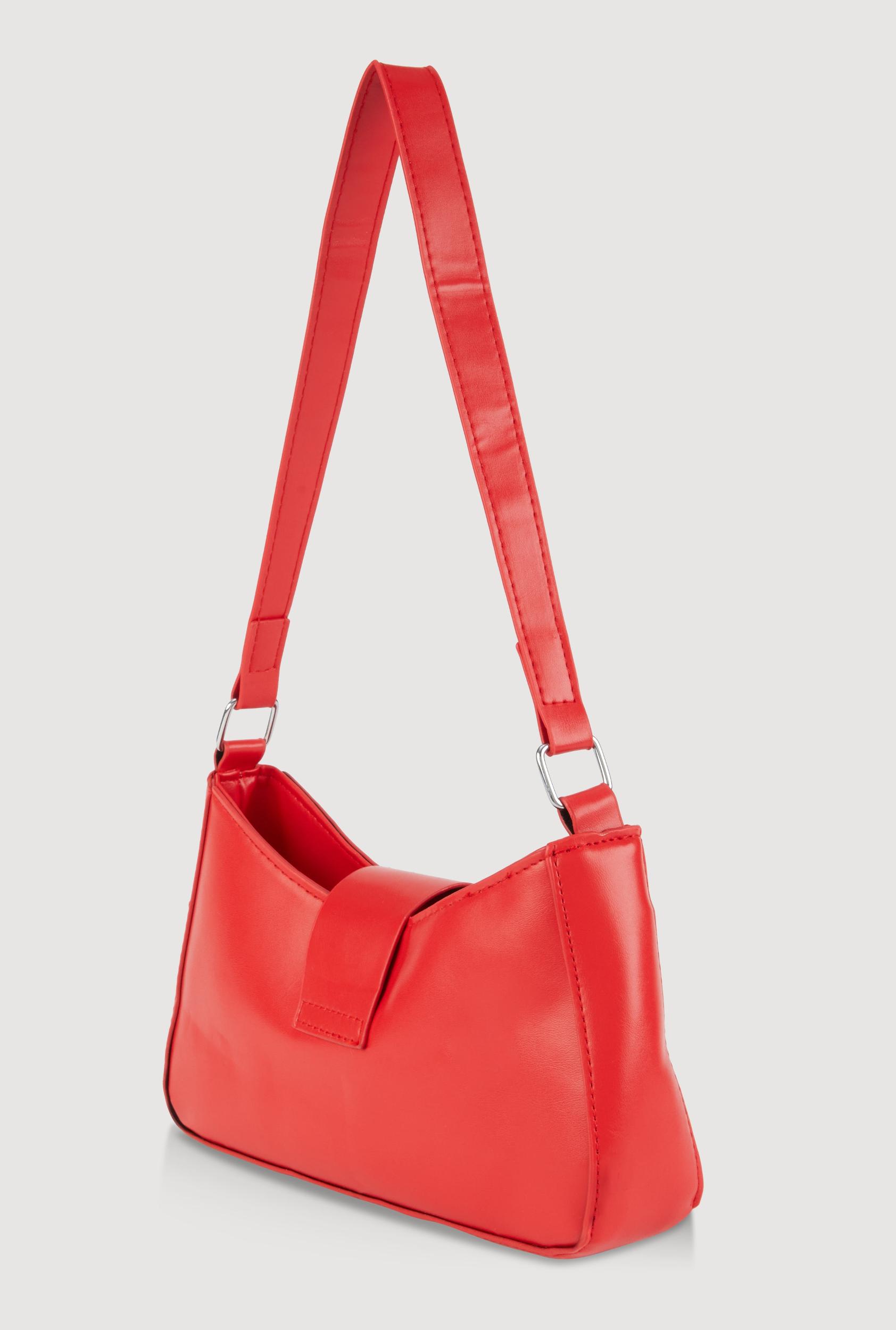 Womens Buckle Detail Shoulder Bag Product Image