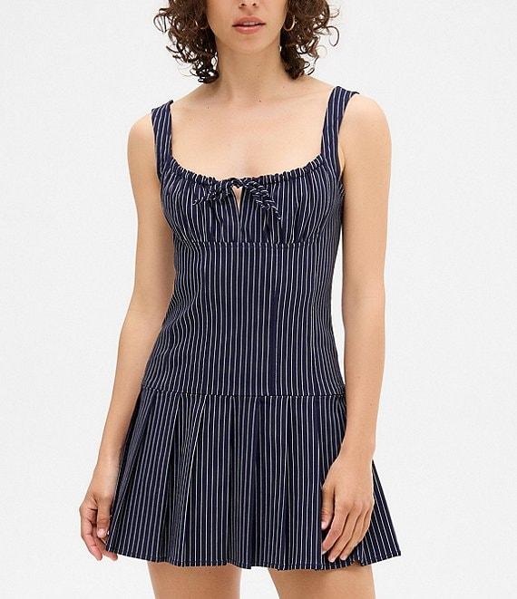 BDG Urban Outfitters Pinstripe Pini Sleeveless Dress Product Image