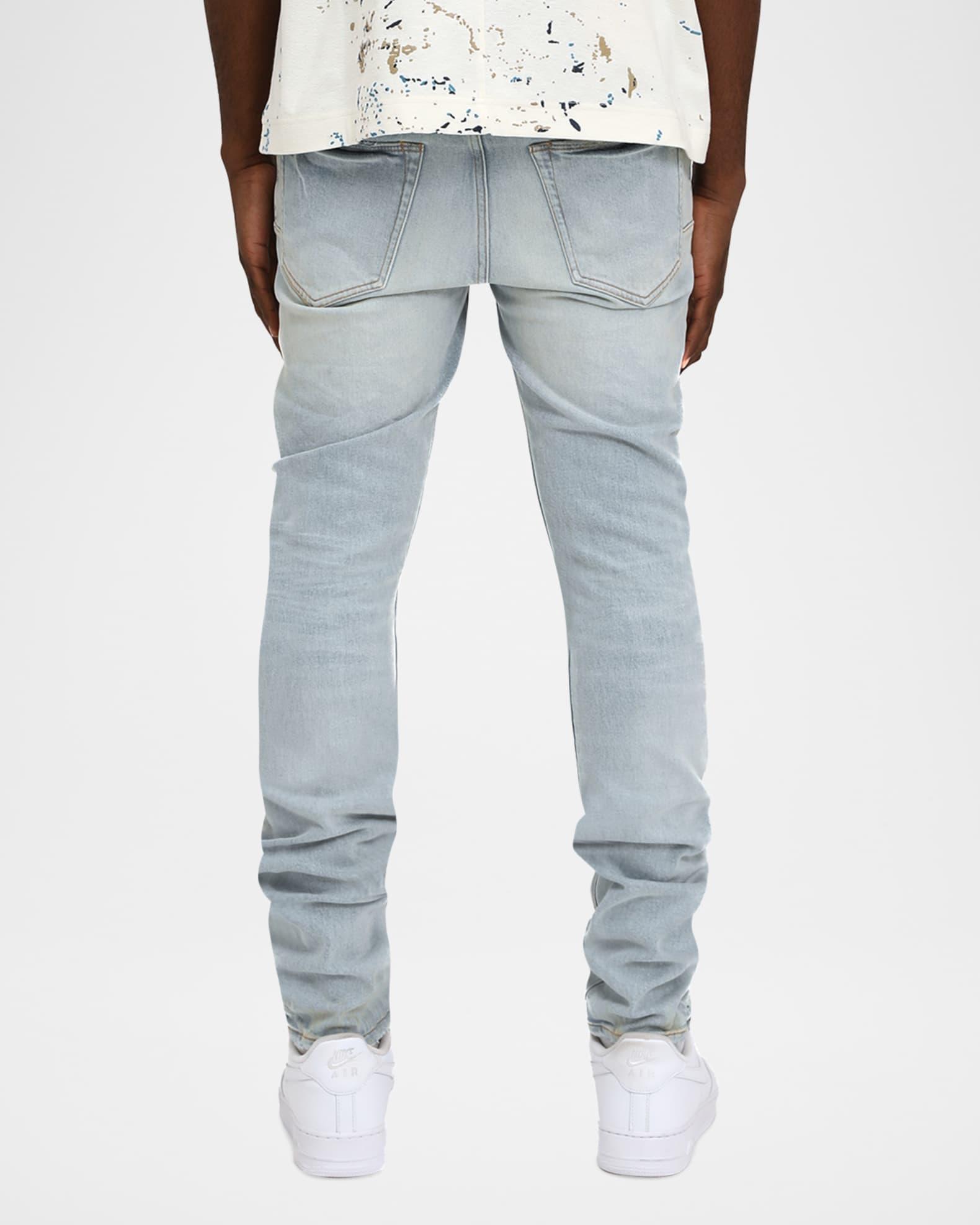 Men's P001 Distressed Skinny Jeans Product Image