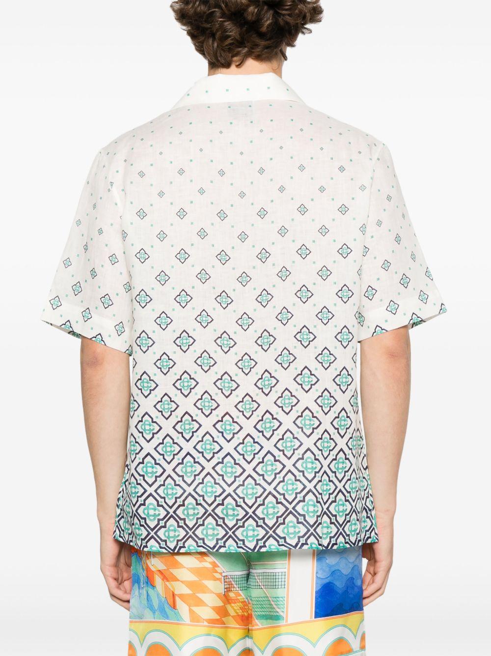 monogram-print shirt Product Image