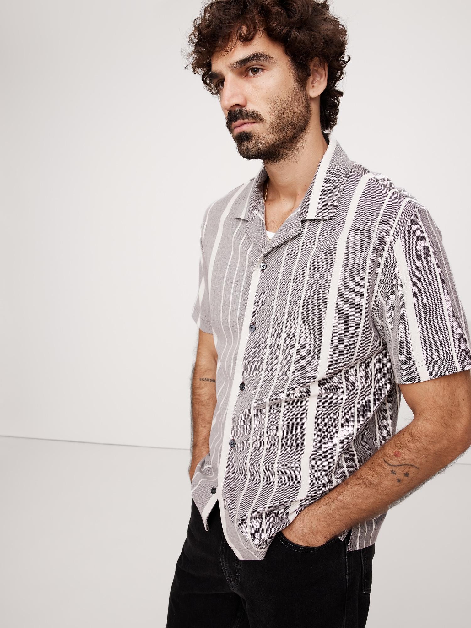 Luxury-Touch Pique Resort Shirt Product Image