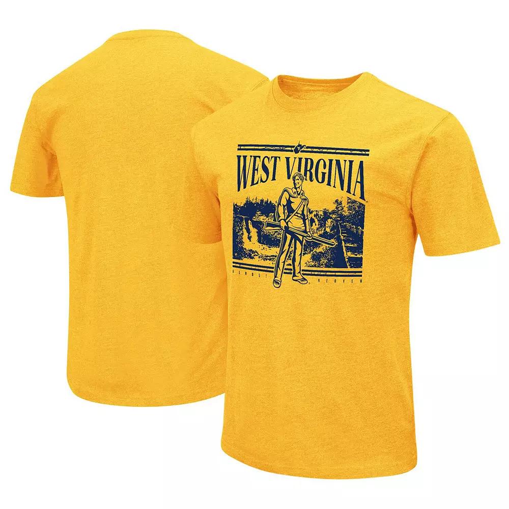 Men's Colosseum Gold West Virginia Mountaineers 2024 Fan T-Shirt, Size: XXL Product Image