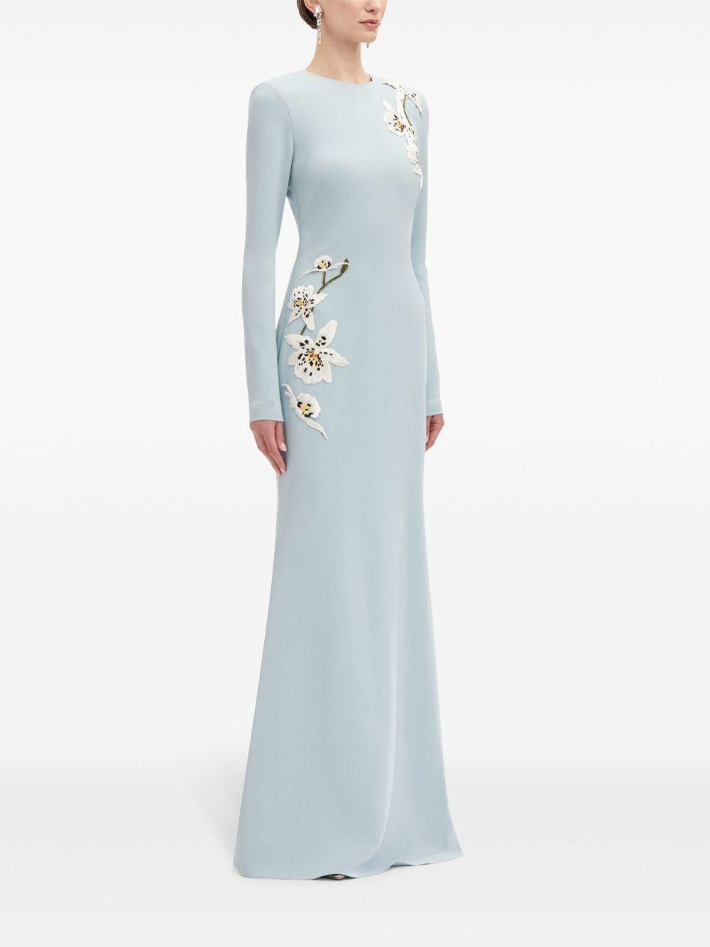 Orchid Threadwork cady gown Product Image