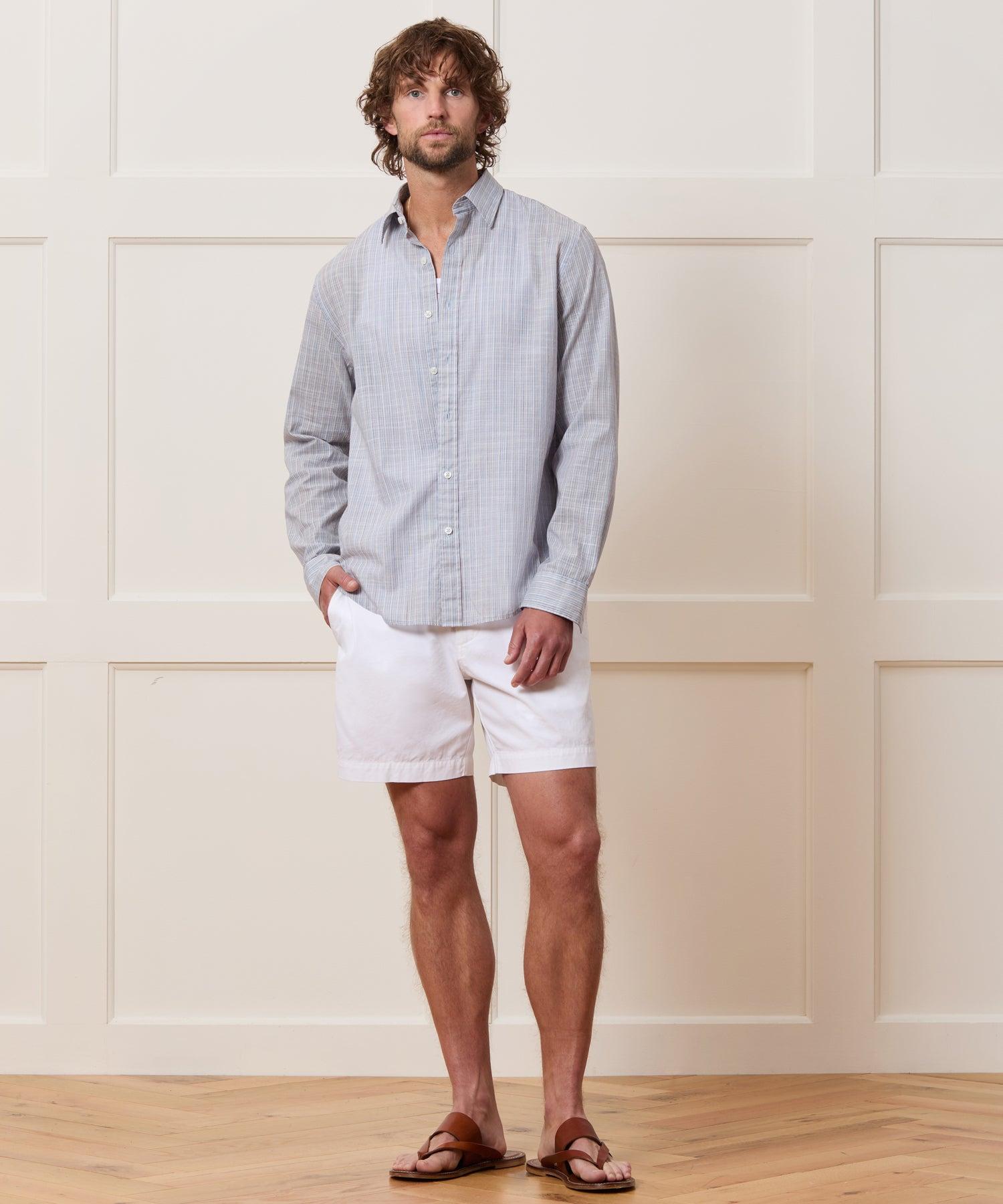 Slim Summerweight Point Collar Shirt Product Image