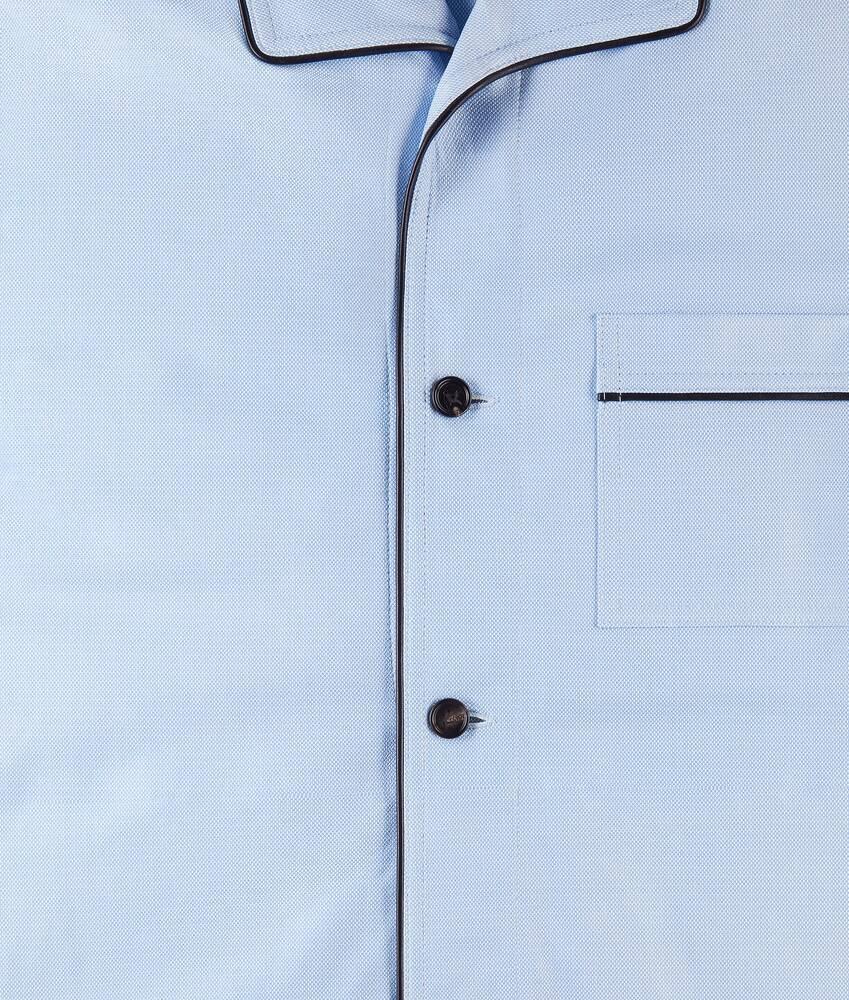 Women's Printed Leather Boxer Shorts in Light blue Product Image