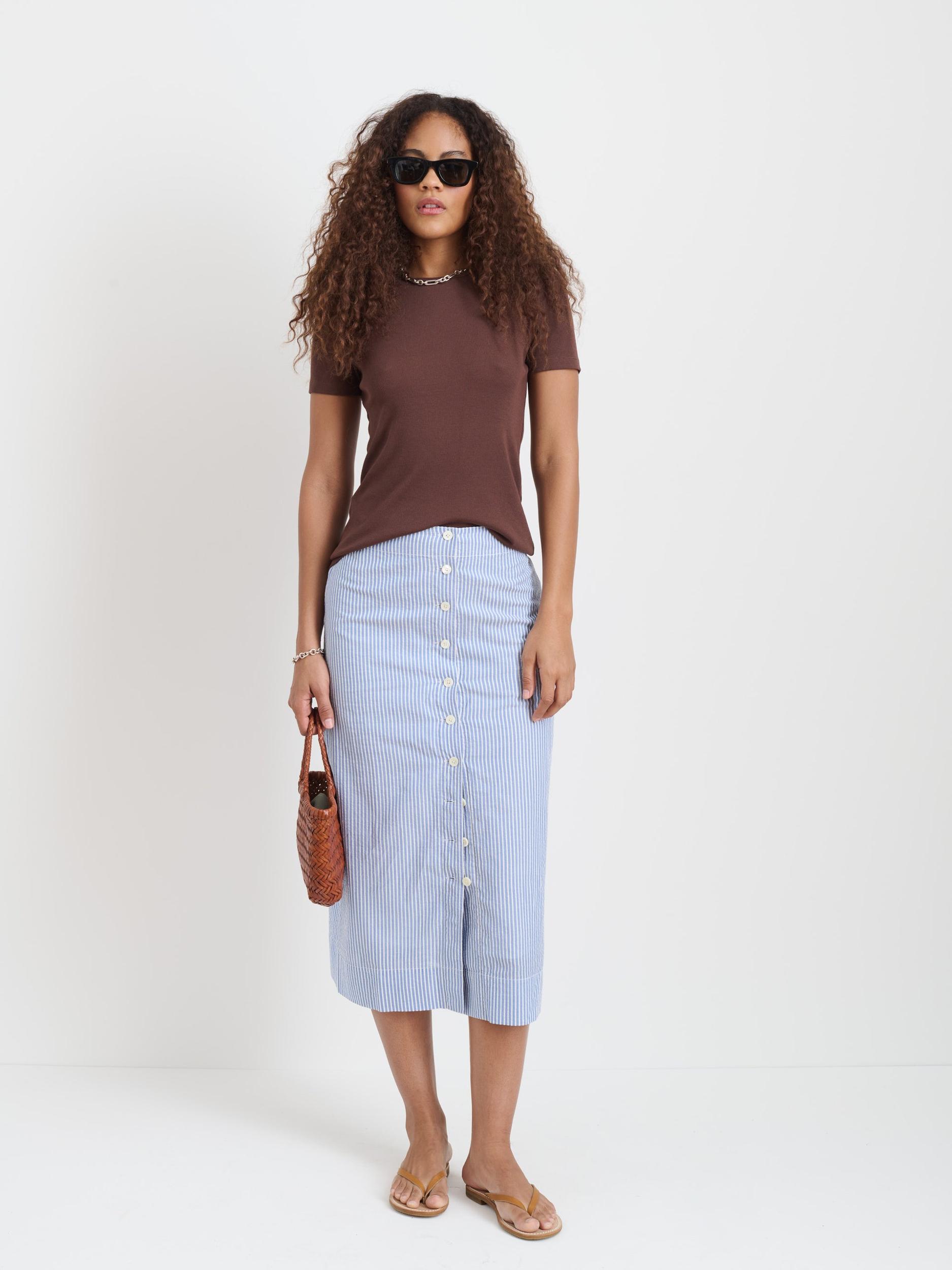 Carolyn Tee In Fine Rib Product Image