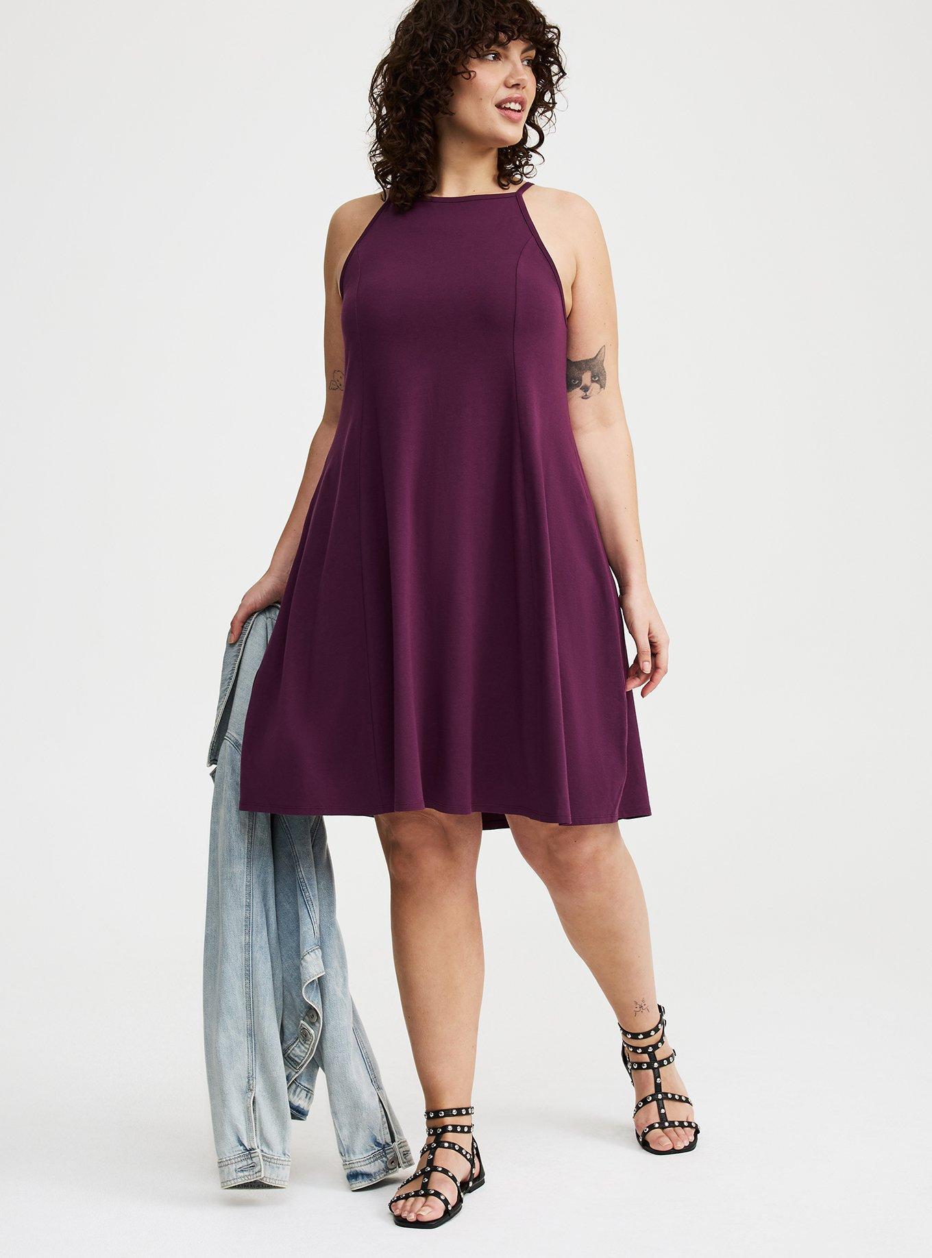 Goddess Trapeze Mini Dress Product Image