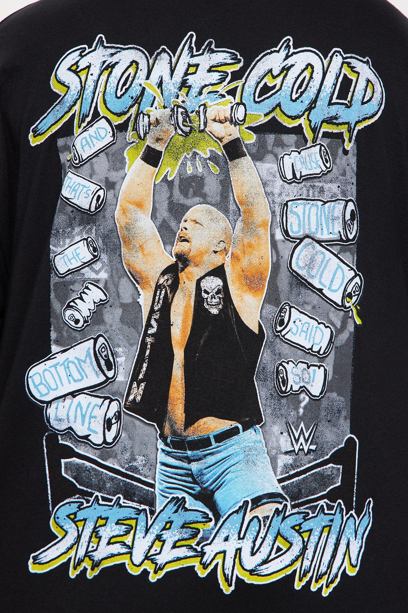 Steve Austin Stone Cold Tee - Black Female Product Image