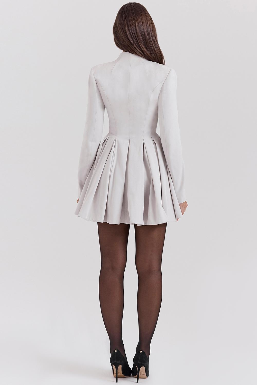 Heiress  french dove contour mini dress - sale Product Image