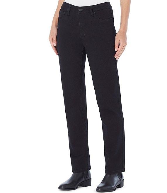 Jones New York Stretch Denim Lexington Straight-Leg Jeans Product Image