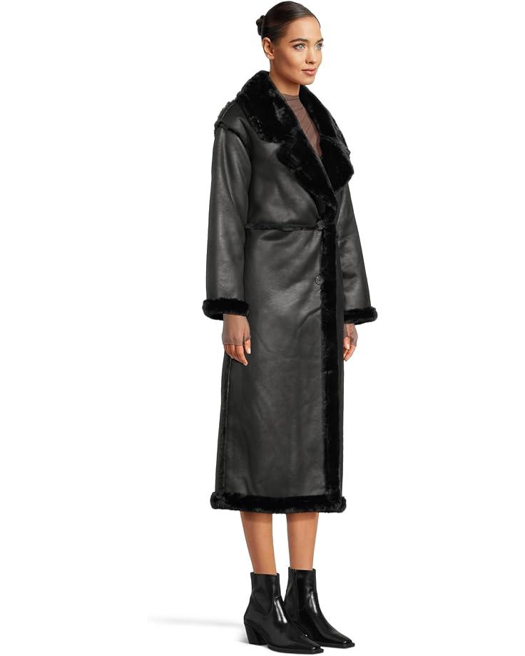 Women's Avec Les Filles Faux Shearling Maxi Coat Product Image