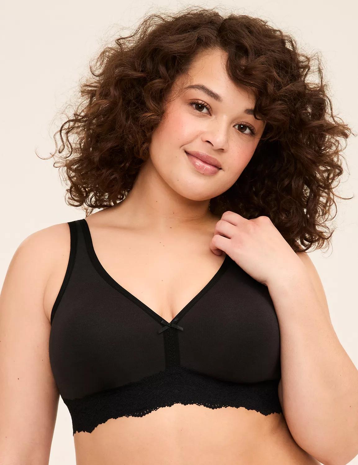 Cotton No-Wire Unlined Full Coverage Bra Product Image