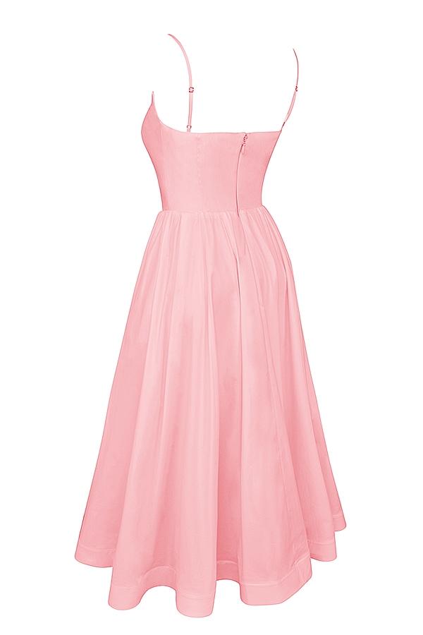 Lolita  rose pink cotton corset sundress Product Image
