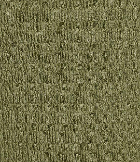 Moa Moa Crew Neck Ruffle Sleeve Dress Product Image