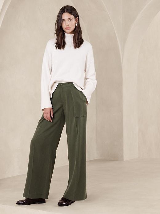 TENCEL™ Wide-Leg Pant Product Image