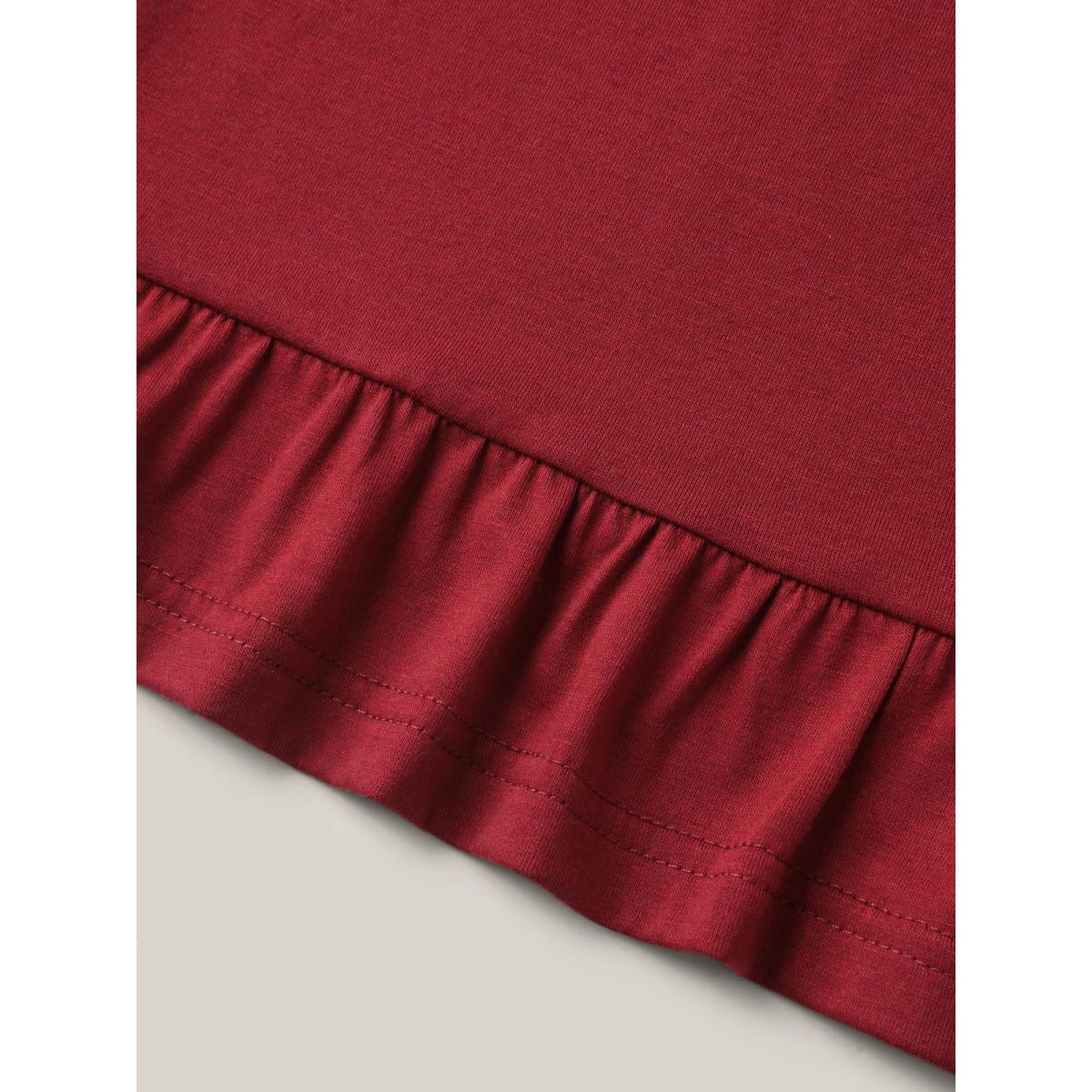 Plus Size Lace Spliced Stretchy Sleeveless Top Women Scarlet Elegant Gathered Round Neck Everyday Tank Tops Camis BloomChic 10/M Product Image