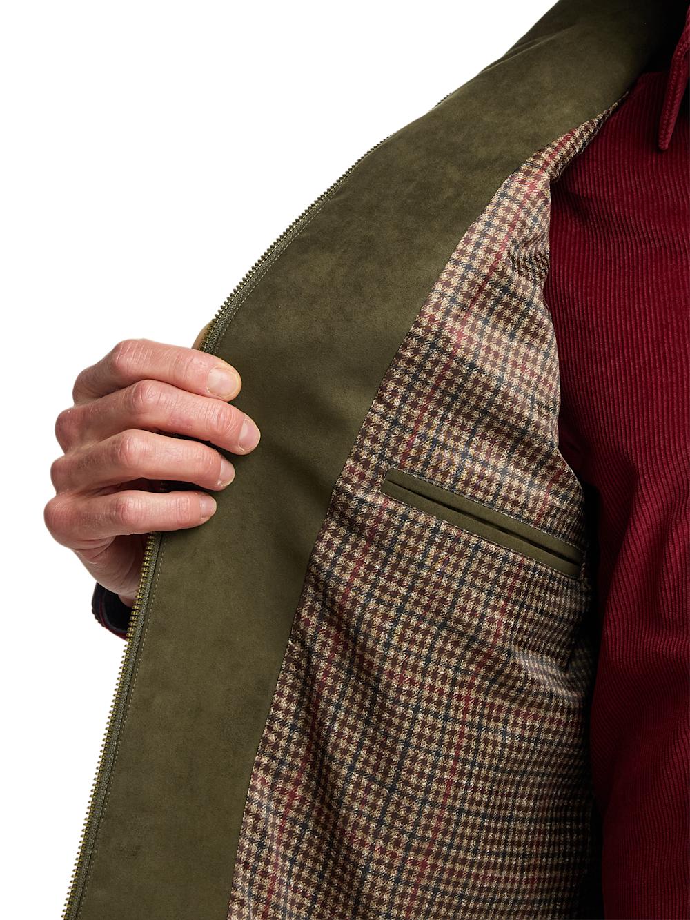 Microsuede Vest - Green Product Image