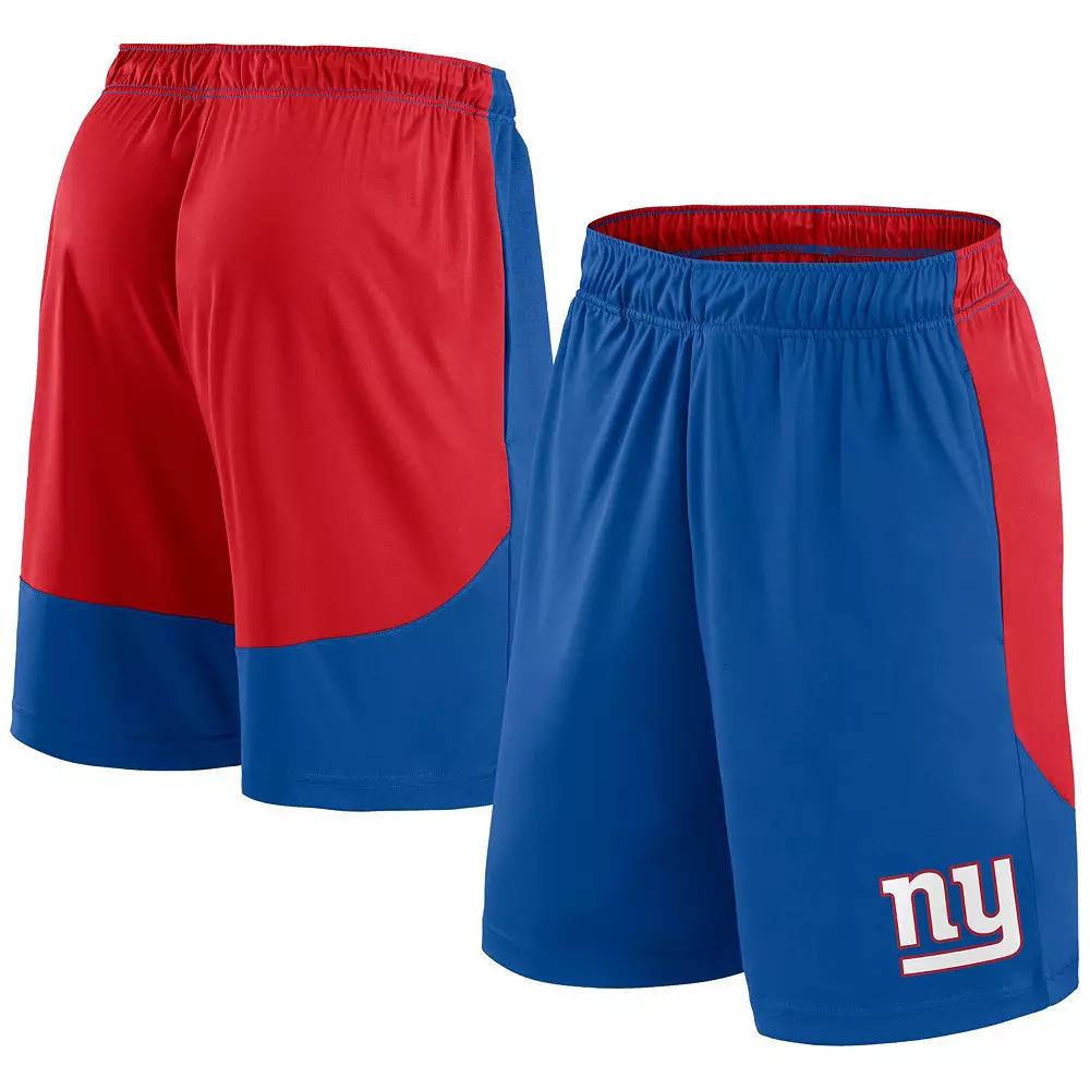 Men's Fanatics Royal/Red New York Giants Go Hard Shorts, Size: 3XL, Blue Product Image