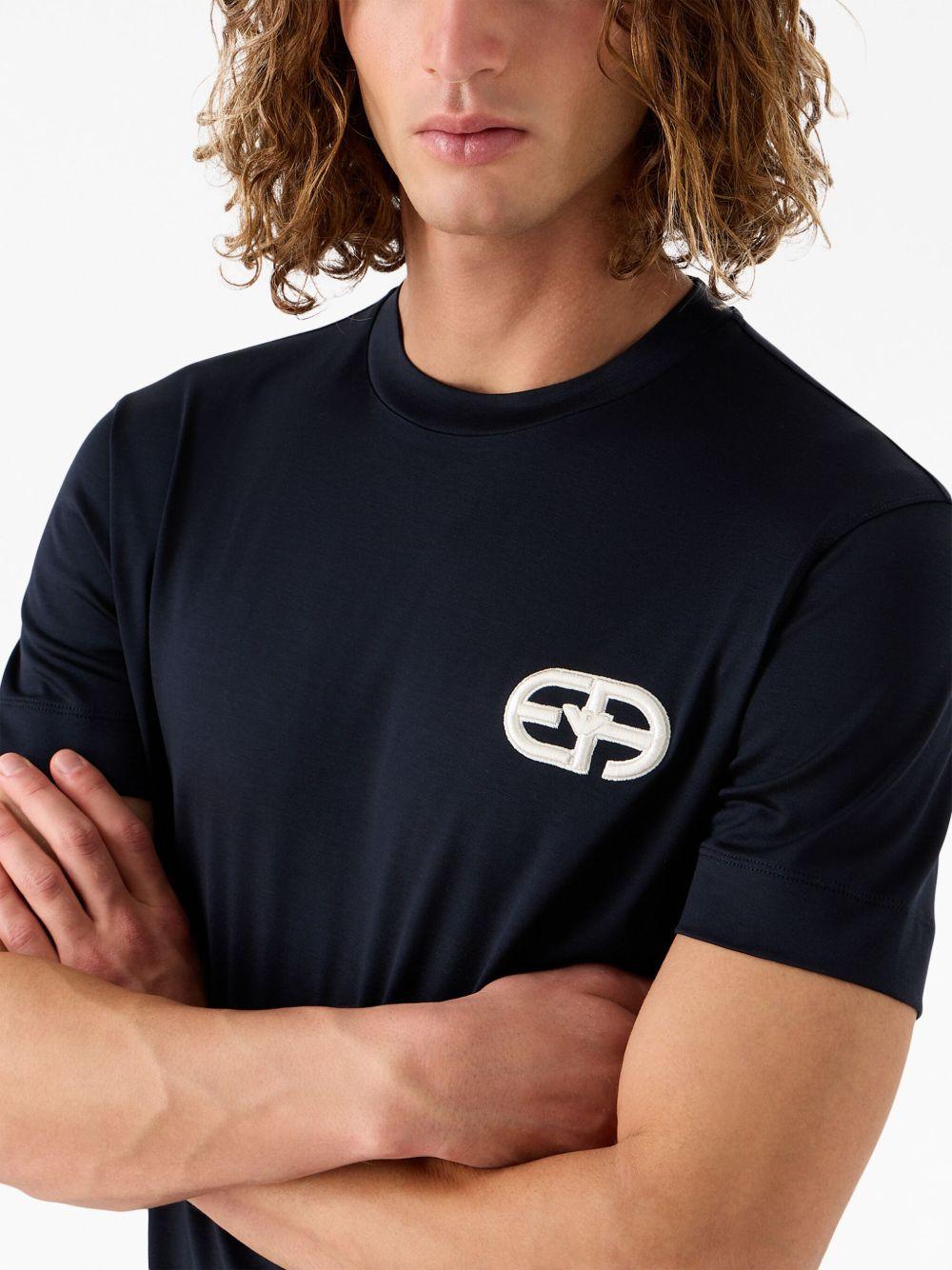 logo-patch jersey T-shirt Product Image