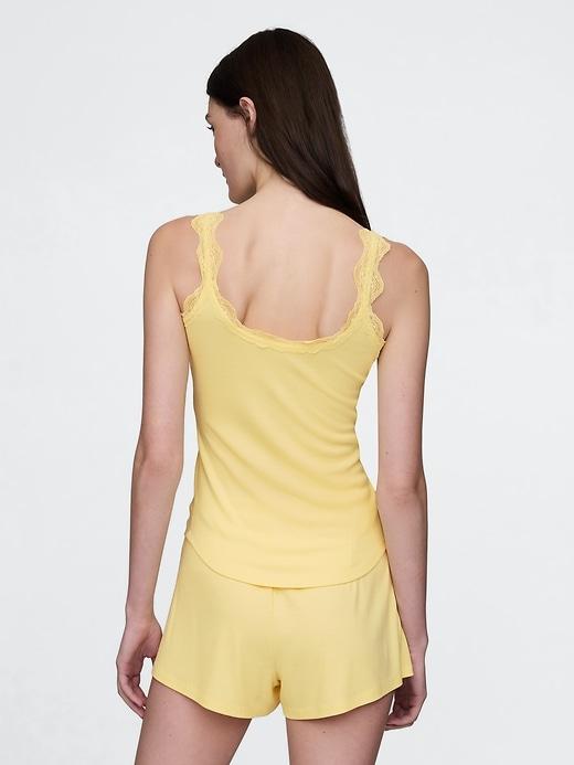 Mini Rib Lace PJ Tank Top Product Image