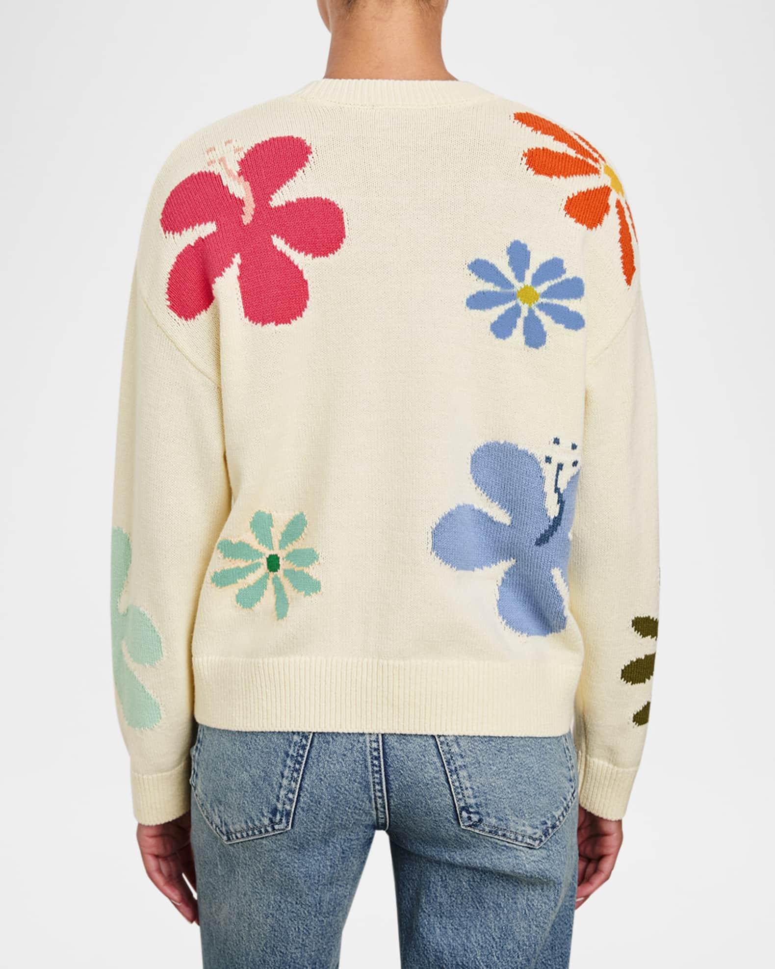 Zoey Floral Crewneck Sweater Product Image