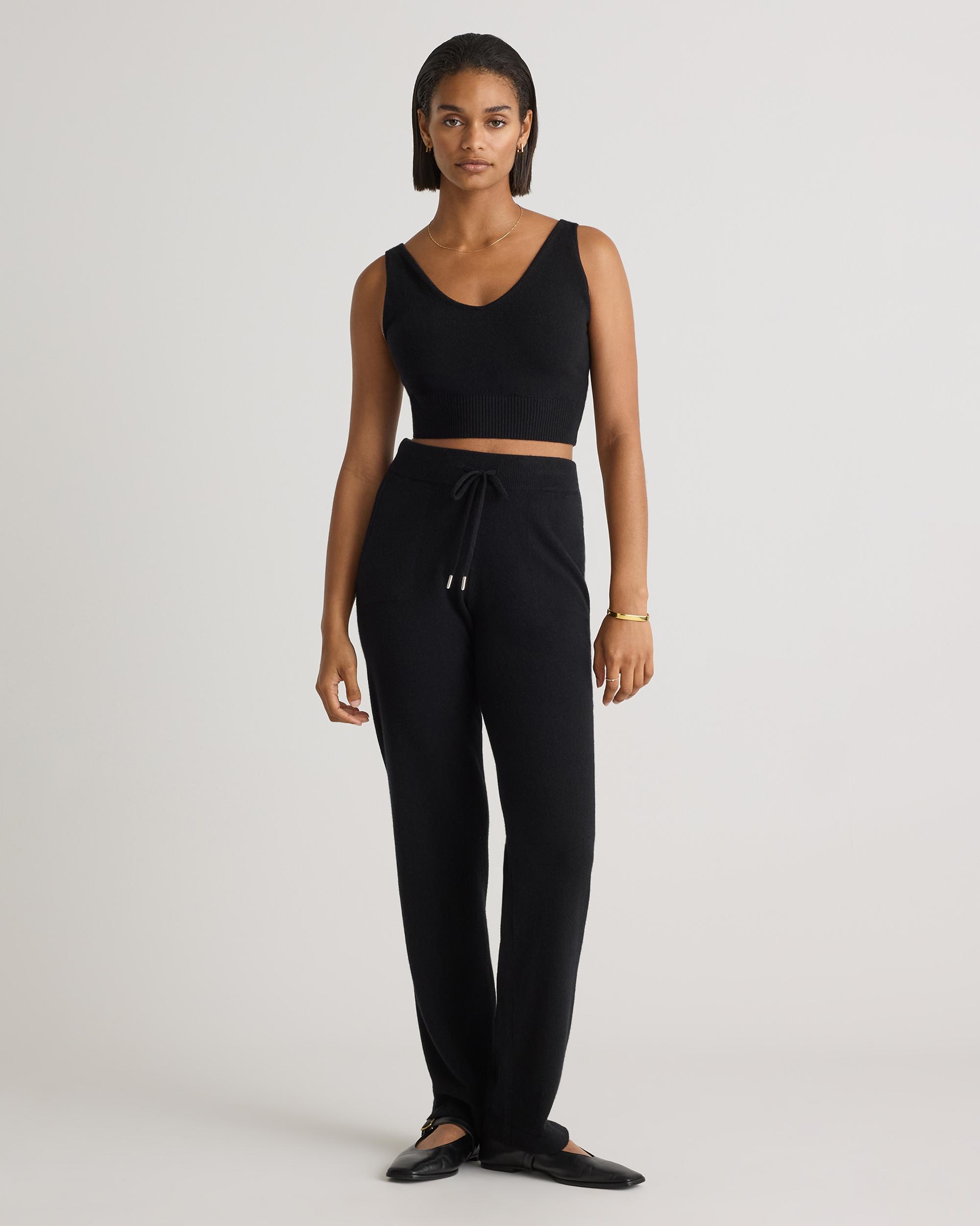 Quince | Women's Mongolian Cashmere Straight Leg Pants Product Image