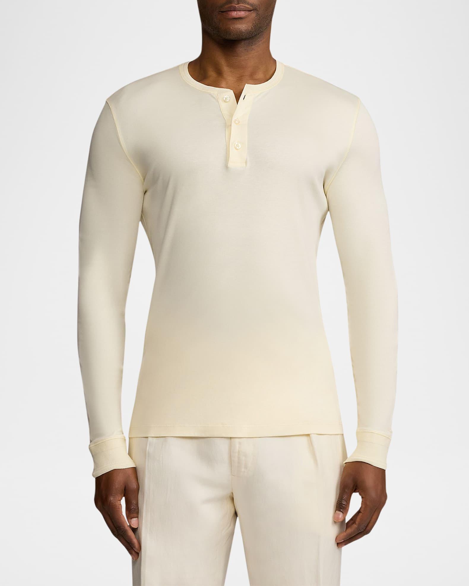 Men's Interlock Henley Shirt Product Image