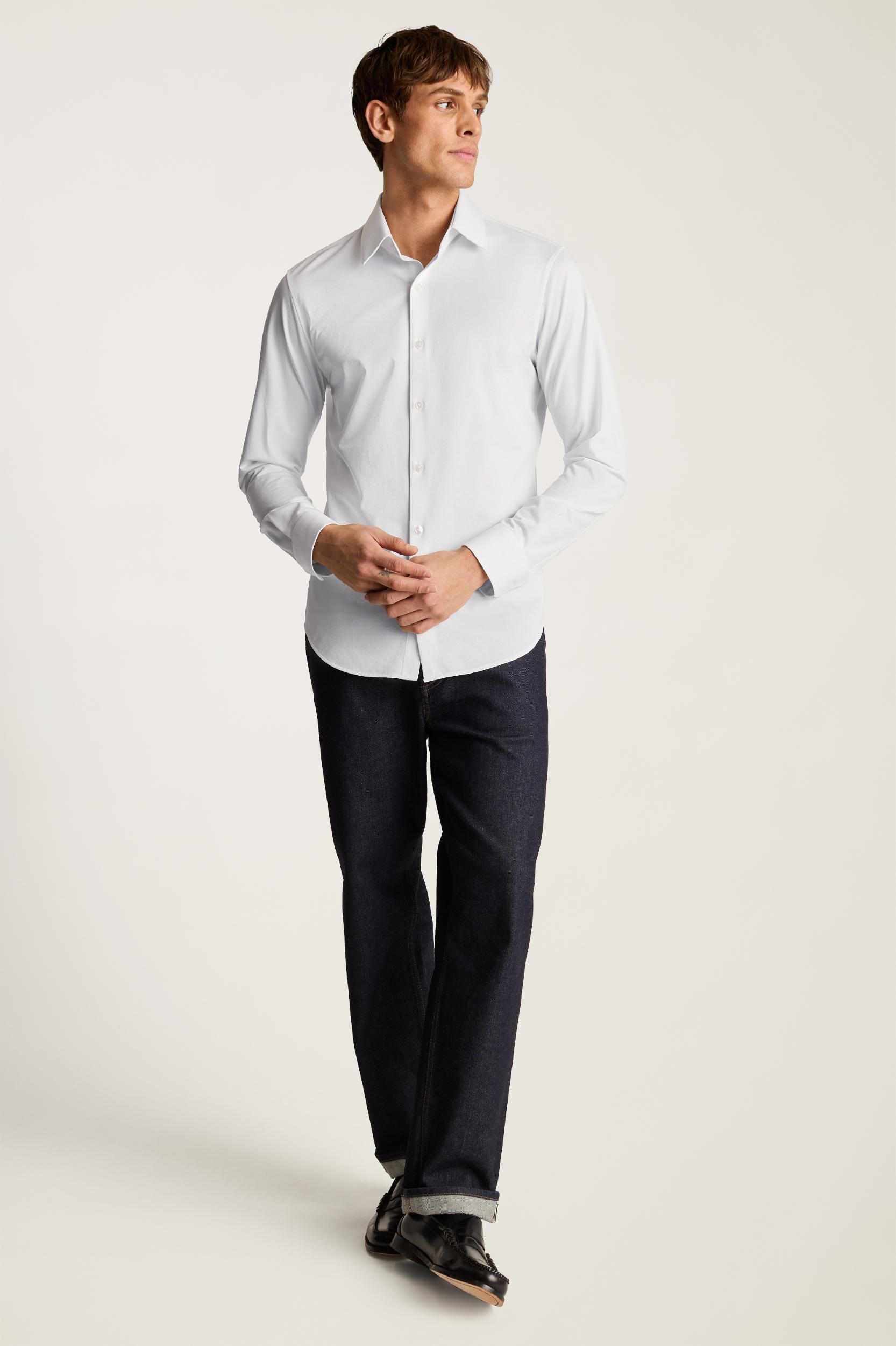 Tech Pique Button Down Shirt Product Image