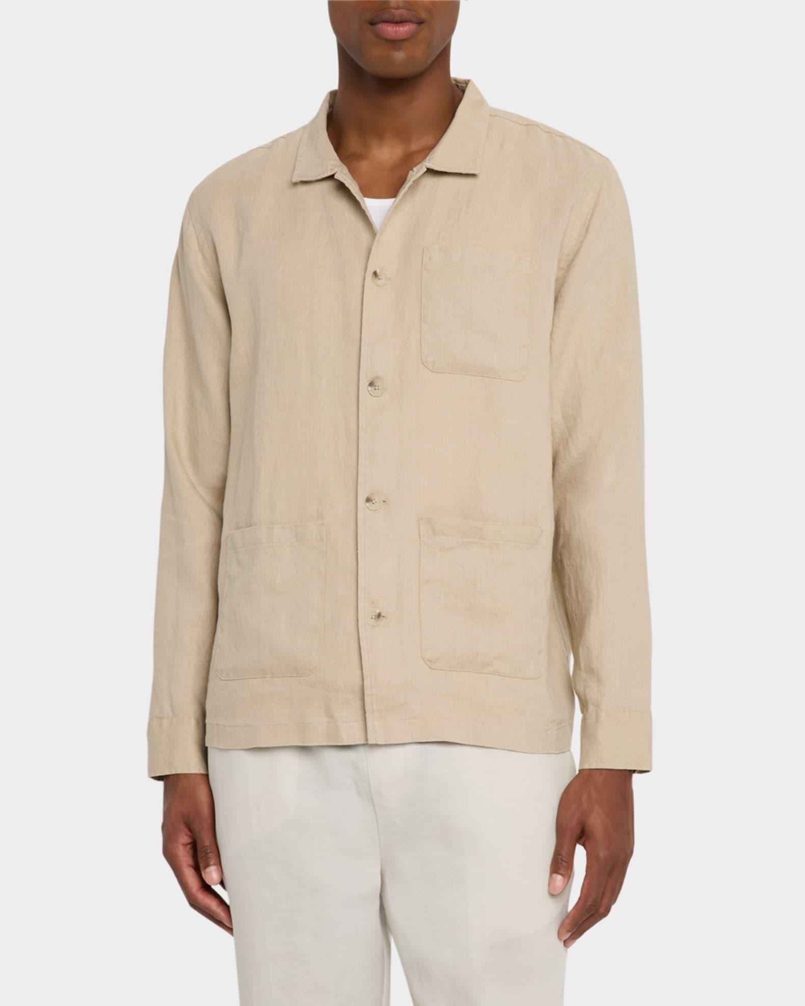 Men's Linen Overshirt Product Image
