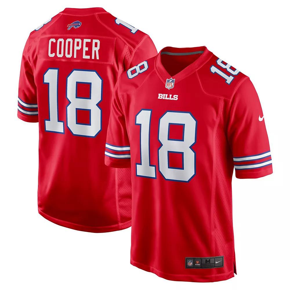 Men's Nike Amari Cooper Red Buffalo Bills 2nd Alternate Game Jersey, Size: Large Product Image