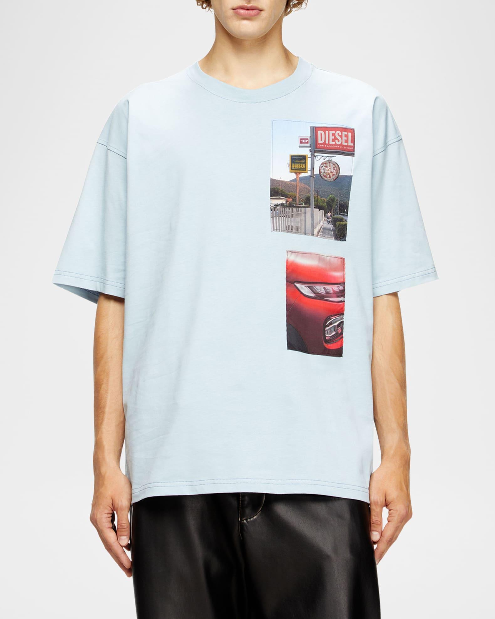 Men's T-Boxt-T3 Cotton Graphic T-Shirt Product Image