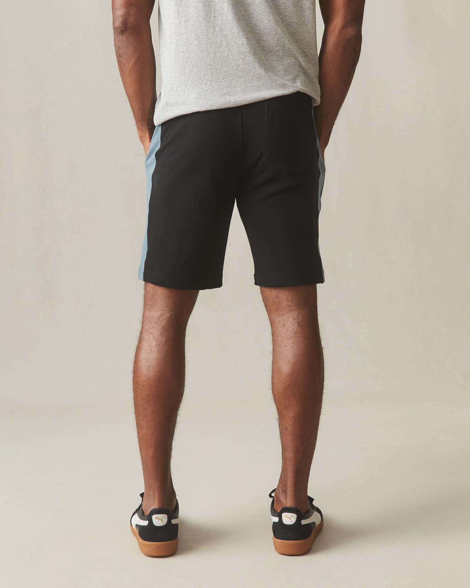Men's Colorblock Sweatshort - Black Stormy Weather Product Image