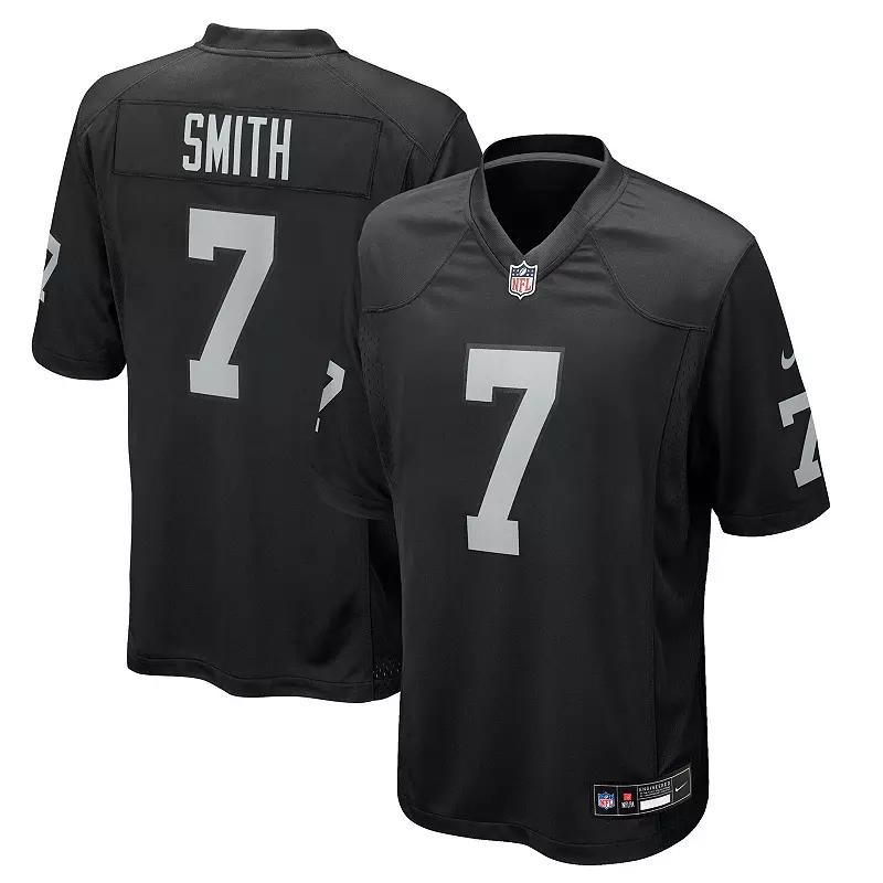Geno Smith Las Vegas Raiders Nike Mens NFL Game Jersey | 67NMORGH8DF-7S5 Product Image