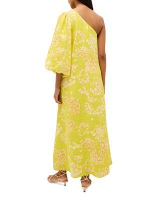 Printed One Shoulder Maxi Dress Product Image