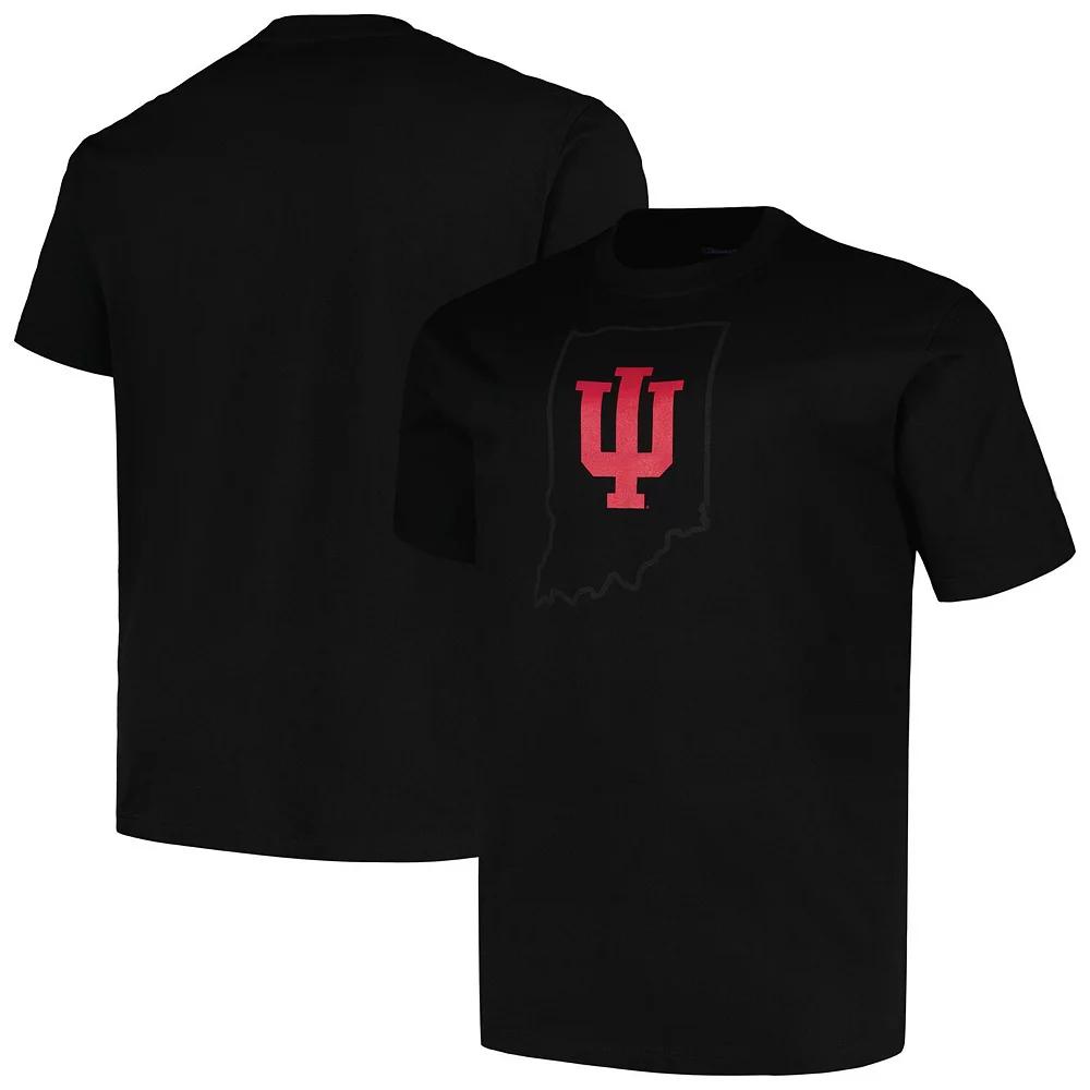 Men's Profile Black Indiana Hoosiers Big & Tall Pop T-Shirt, Size: 2XB Product Image