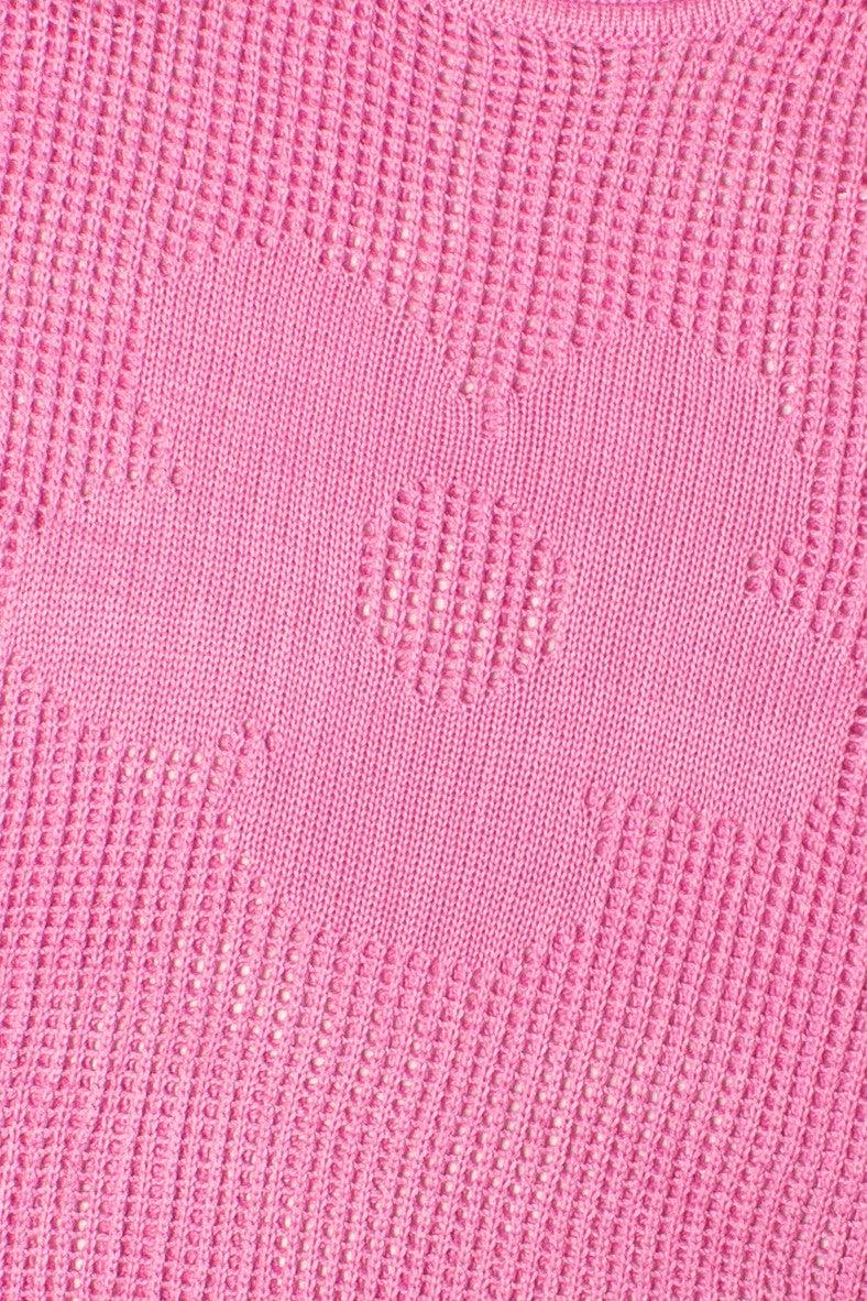 Knit Mesh Sweater Product Image