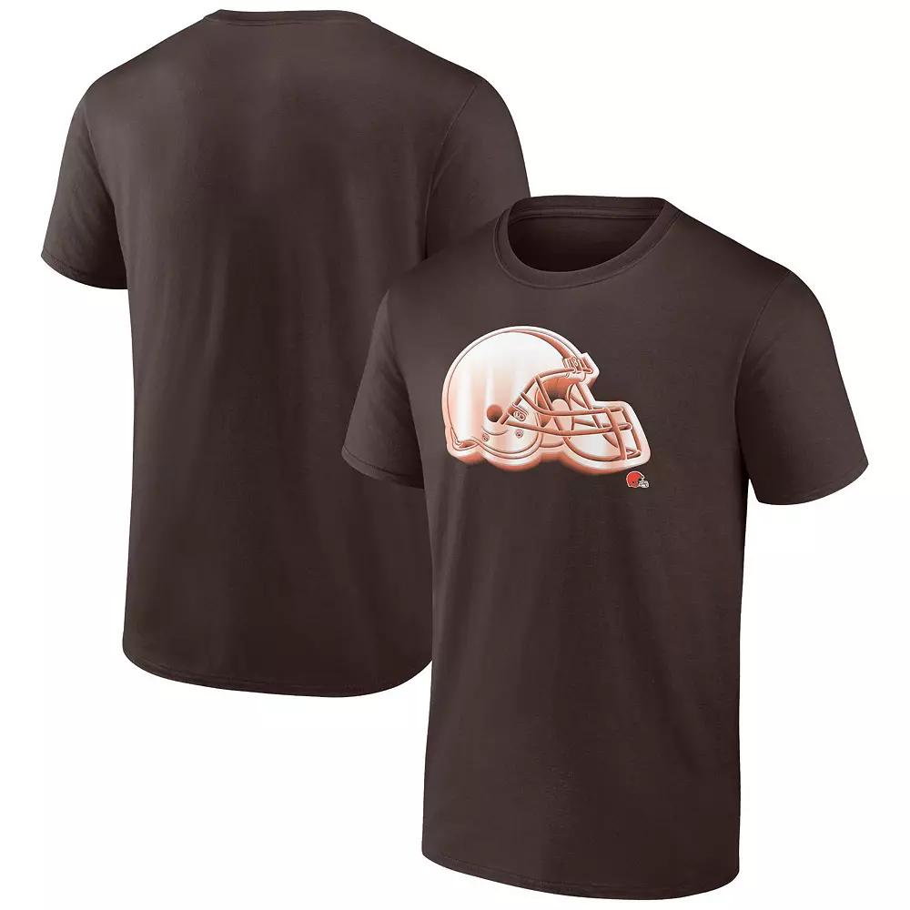 Men's Fanatics Branded Brown Cleveland Browns Chrome Dimension T-Shirt,  Product Image