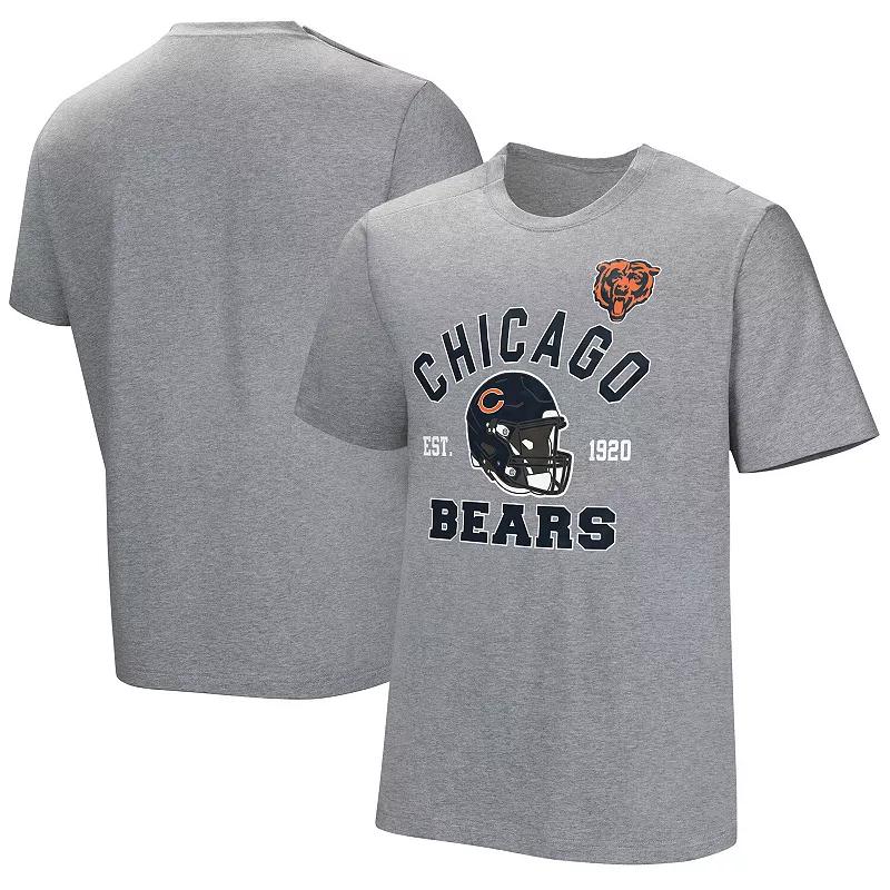 Men's Gray Chicago Bears Tackle Adaptive T-Shirt,  Product Image