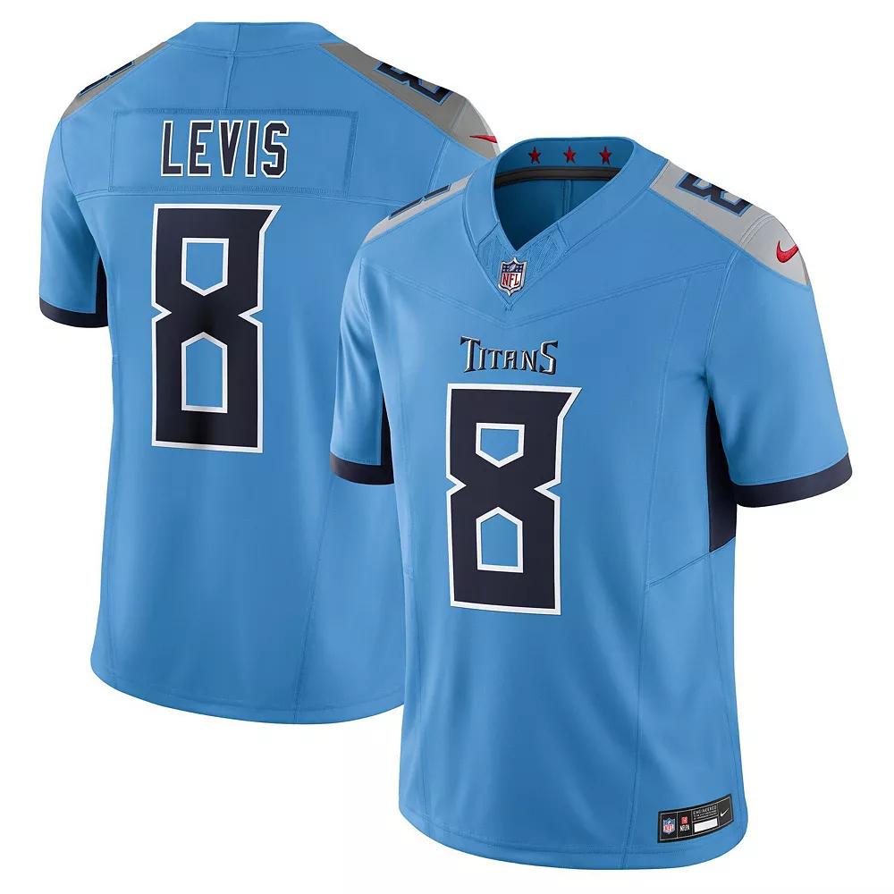Men's Nike Will Levis Light Blue Tennessee Titans Alternate Vapor F.U.S.E. Limited Jersey,  Product Image
