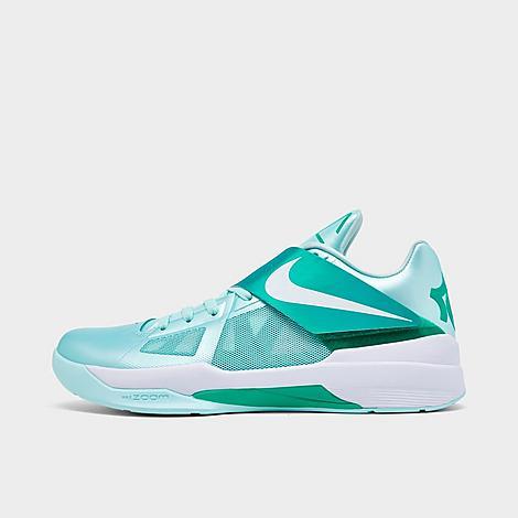 Nike Mens Kevin Durant Nike Zoom KD IV - Mens Basketball Shoes Mint/White Product Image