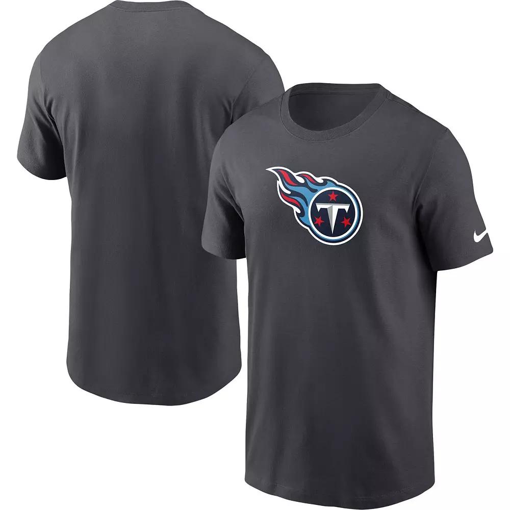 Men's Nike Charcoal Tennessee Titans Primary Logo T-Shirt,  Product Image
