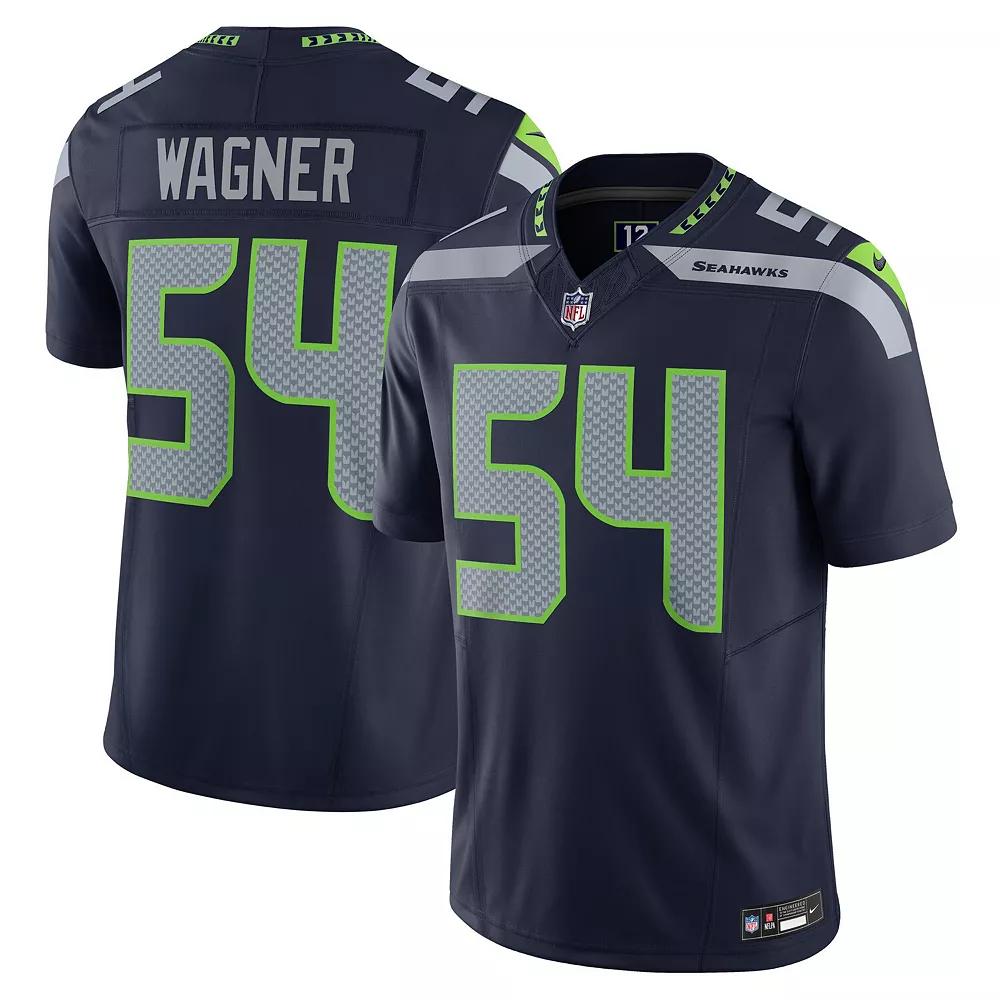 Men's Nike Bobby Wagner Navy Seattle Seahawks Vapor F.U.S.E. Limited Jersey, Size: Medium, Blue Product Image