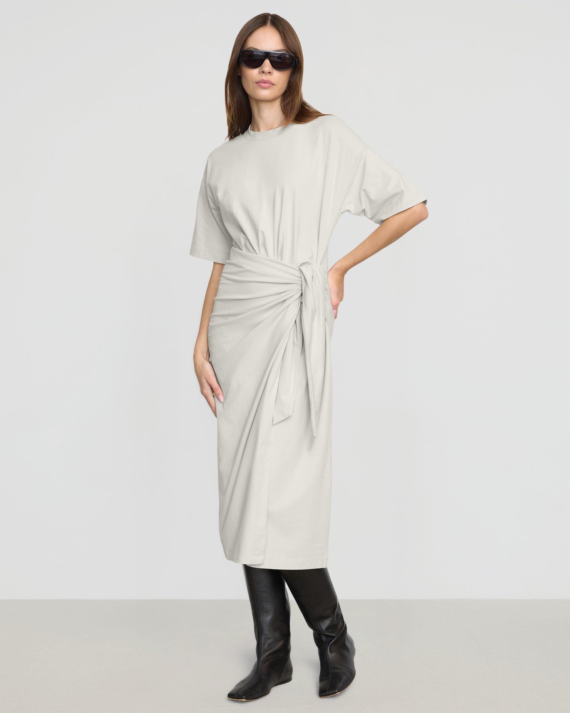 Noa Organic Cotton T-Shirt Wrap Dress Product Image