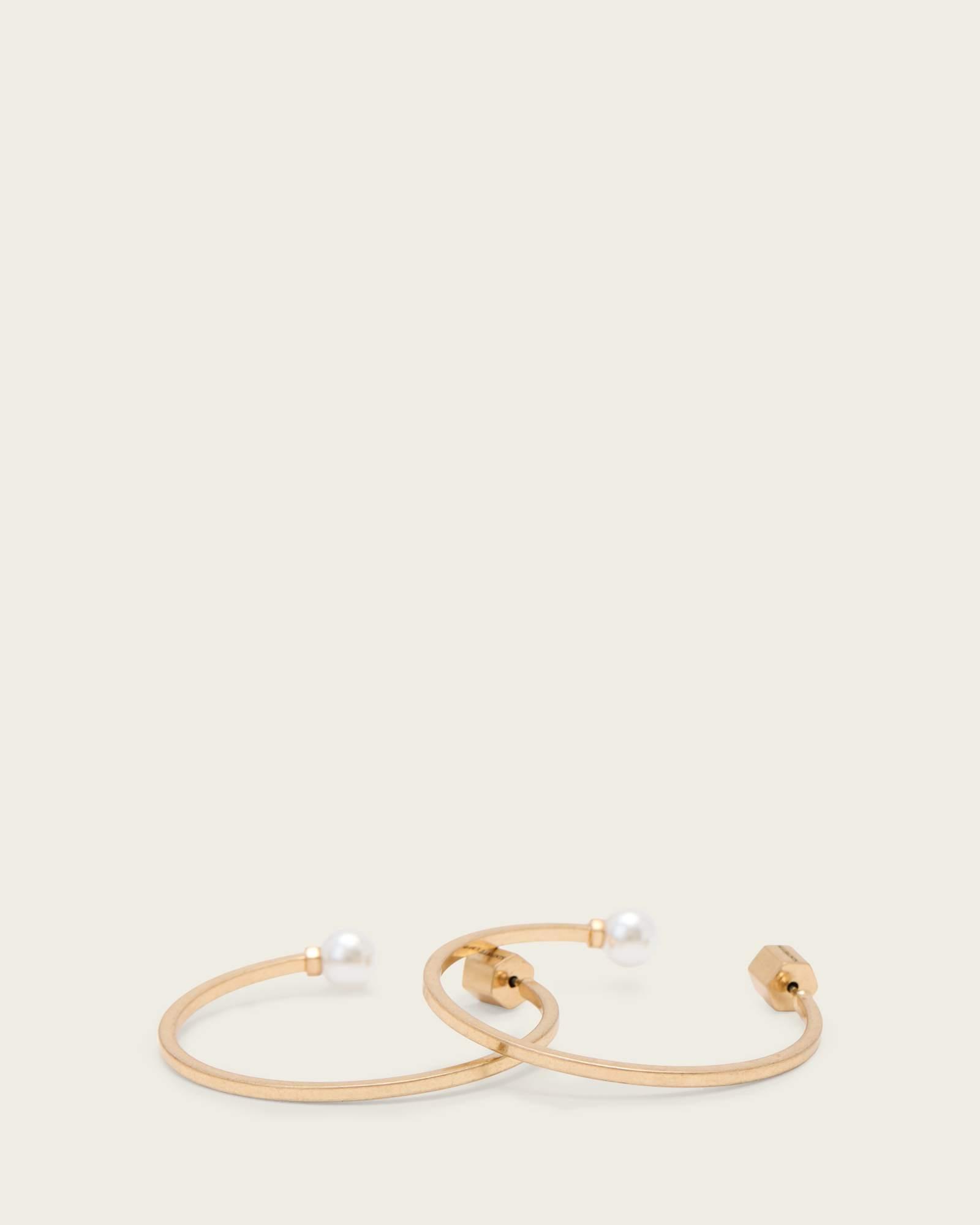 Laio Leather Bracelet WARM BRASS | ALLSAINTS US Product Image