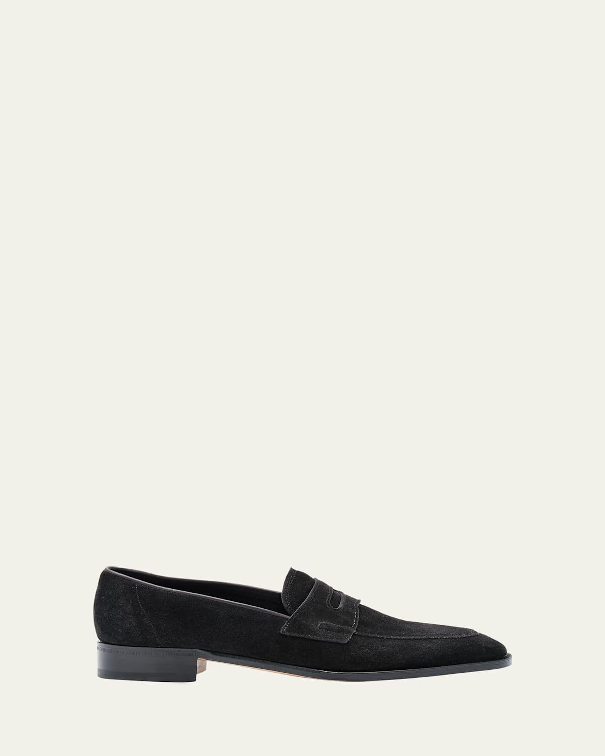 Men's Croc-Stamped Loafers Product Image