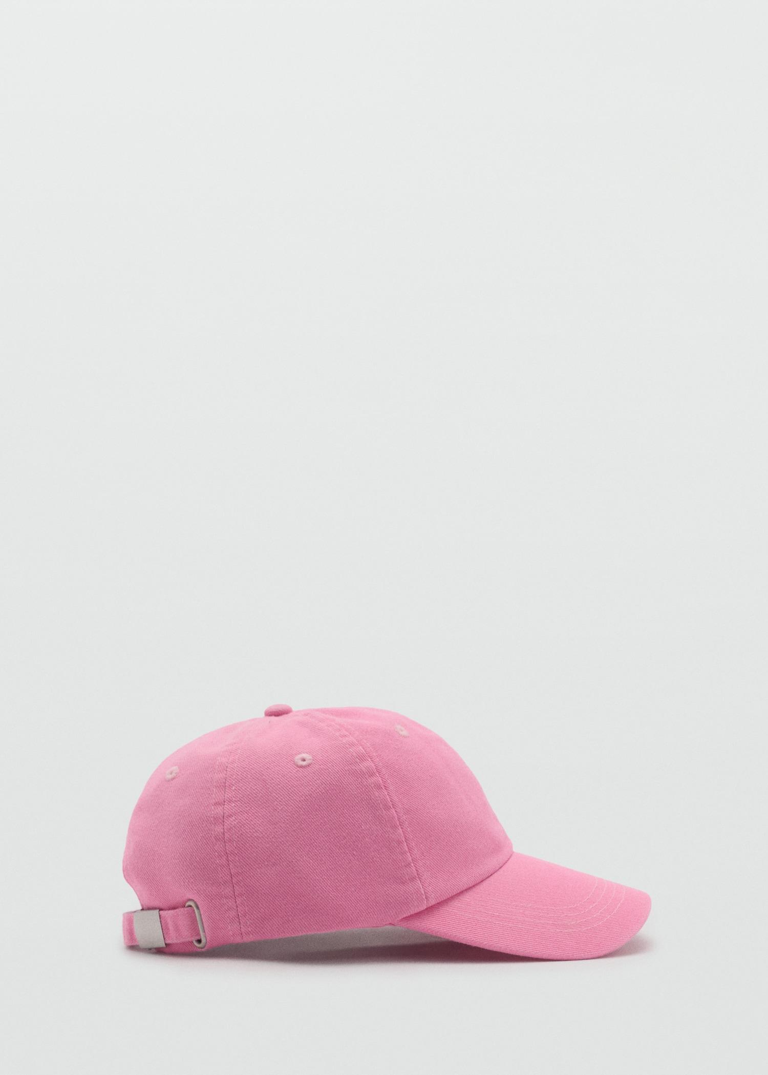 Cotton visor cap - Women | MANGO USA Product Image