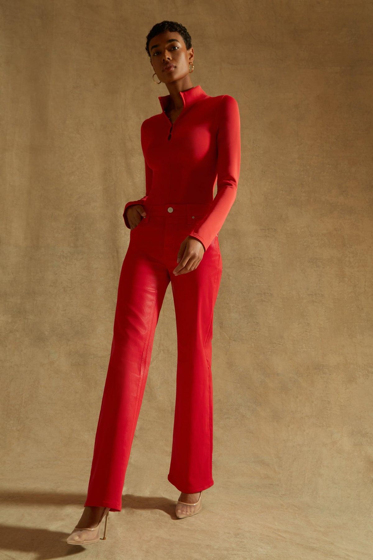 Long Sleeve Hook & Eye Bodysuit Female Product Image