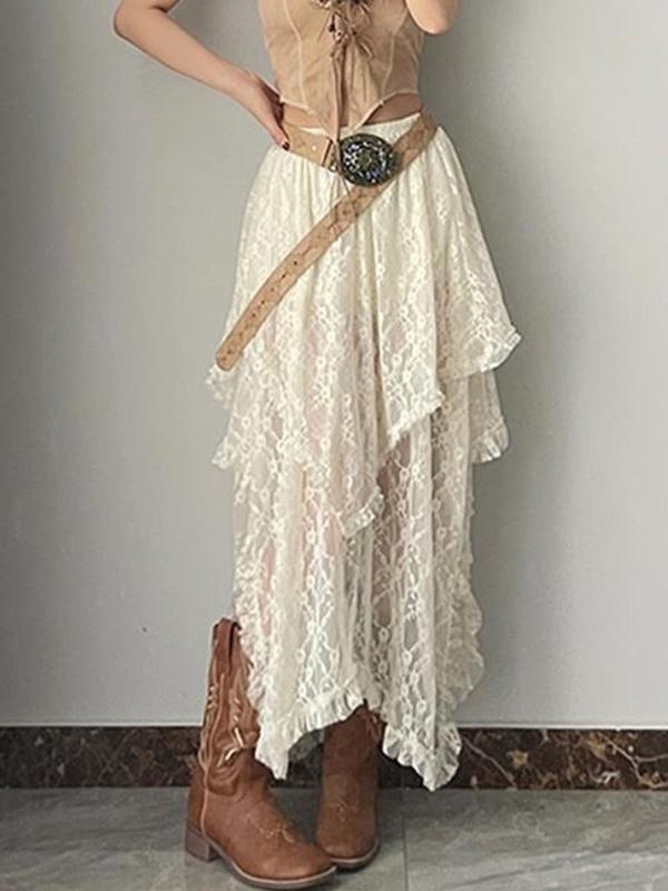 Boho Irregular Maxi Skirt Product Image